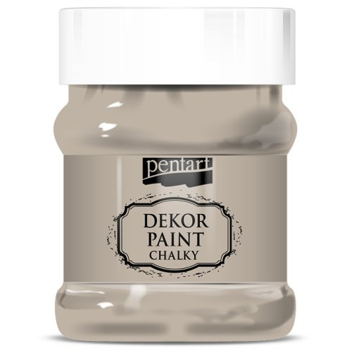 Pentart Křídová a dekorační barva PENTART 230 ml MANDLOVÁ HNĚDÁ