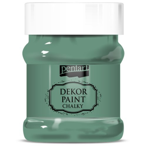 Pentart Křídová a dekorační barva PENTART 230 ml TYRKYSOVÁ ZELENÁ