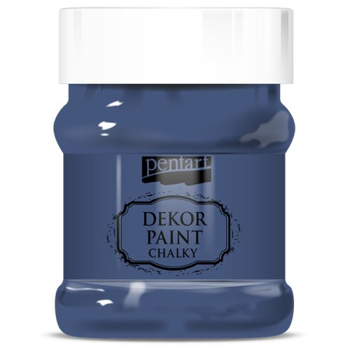 Pentart Křídová a dekorační barva PENTART 230 ml DENIM MODRÁ