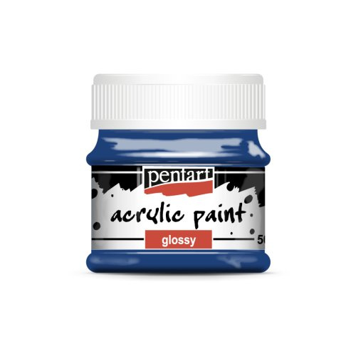 Pentart Akrylová barva lesklá PENTART 50 ml TMAVÁ MODRÁ