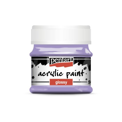 Pentart Akrylová barva lesklá PENTART 50 ml SVĚTLÁ FIALOVÁ