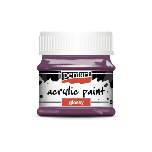 Pentart Akrylová barva lesklá PENTART 50 ml TMAVÁ FIALOVÁ