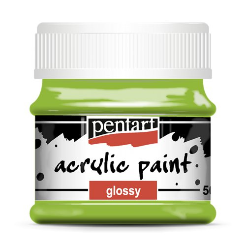 Pentart Akrylová barva lesklá PENTART 50 ml ZELENÁ JABLKO