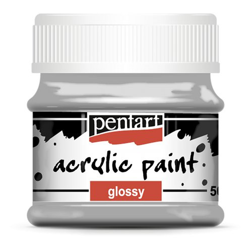 Pentart Akrylová barva lesklá PENTART 50 ml ŠEDÁ
