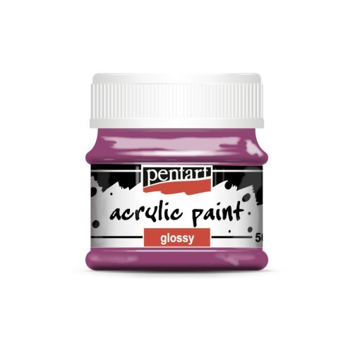 Pentart Akrylová barva lesklá PENTART 50 ml TMAVÁ PURPUROVÁ