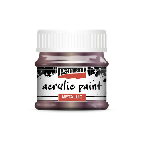 Pentart Akrylová barva metalická PENTART 50 ml LILEK