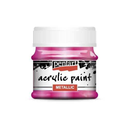 Pentart Akrylová barva metalická PENTART 50 ml MAGENTA