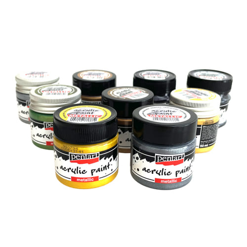 Pentart Akrylová barva metalická PENTART 50 ml TŘPYTIVÁ FIALOVÁ