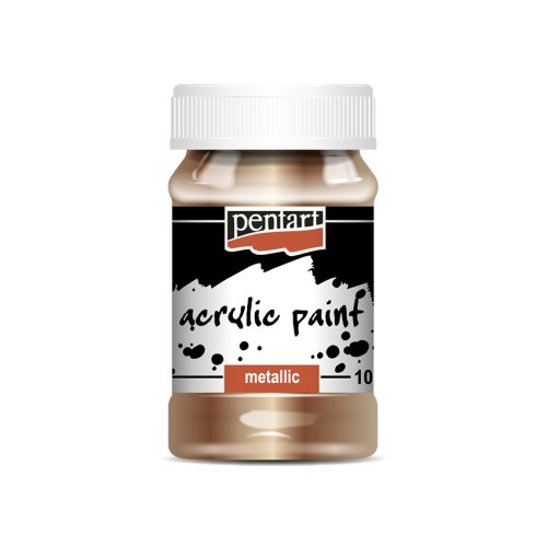 Pentart Akrylová barva metalická PENTART 100 ml ANTICKÁ ZLATÁ