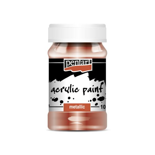 Pentart Akrylová barva metalická PENTART 100 ml BRONZOVÁ