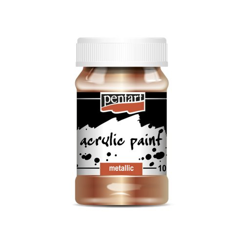 Pentart Akrylová barva metalická PENTART 100 ml ANTICKÁ MĚDĚNÁ
