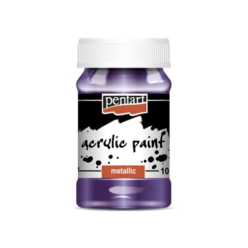 Pentart Akrylová barva metalická PENTART 100 ml LILA