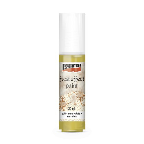 Pentart Barva ledový efekt na sklo PENTART 20 ml ZLATÁ