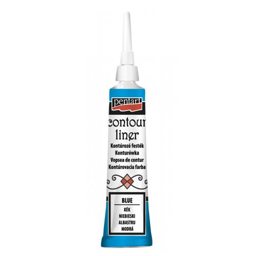 Pentart Konturovací liner univerzální PENTART 20 ml MODRÁ