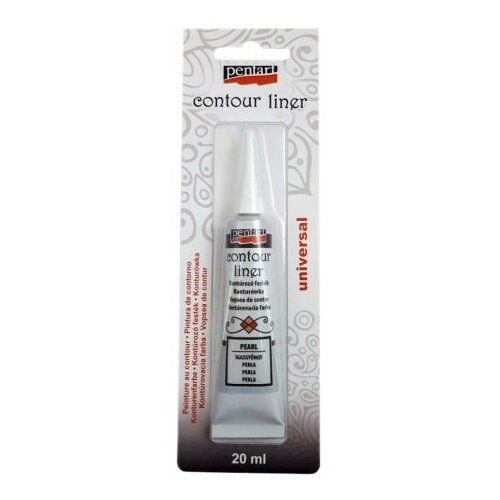 Pentart Konturovací liner metalický PENTART 20 ml PERLEŤOVÁ