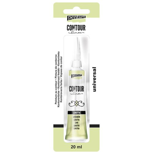 Pentart Konturovací liner perleťový PENTART 20 ml LIMETKA