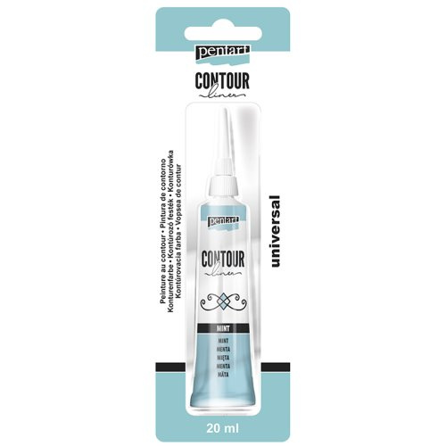 Pentart Konturovací liner perleťový PENTART 20 ml MENTOLOVÁ