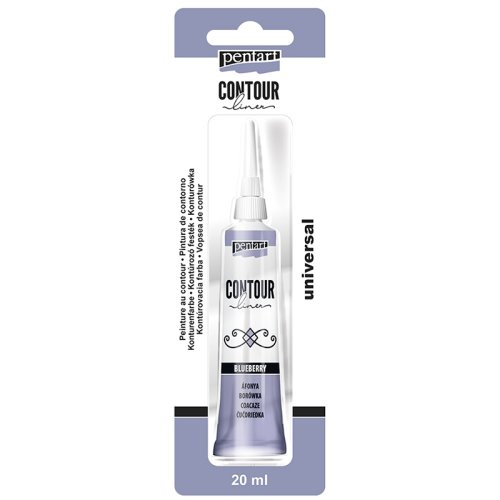 Pentart Konturovací liner perleťový PENTART 20 ml BORŮVKOVÁ