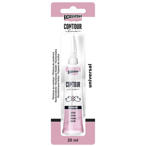Pentart Konturovací liner perleťový PENTART 20 ml MALINOVÁ