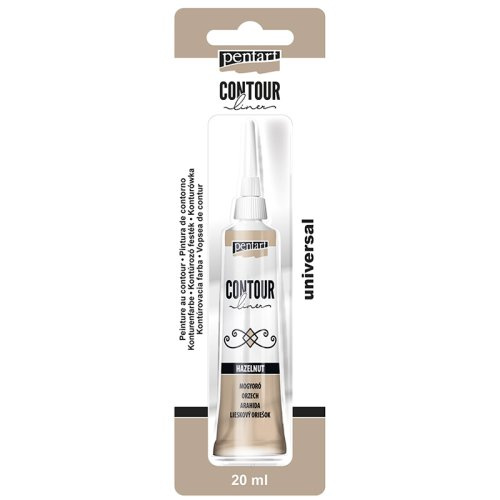 Pentart Konturovací liner perleťový PENTART 20 ml OŘÍŠKOVÁ
