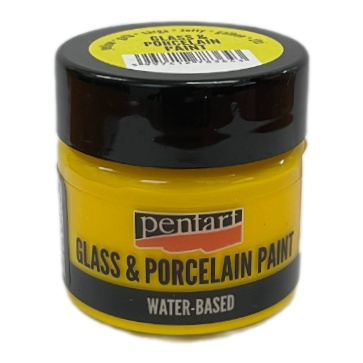 Pentart Barva na sklo a porcelán PENTART 30 ml ŽLUTÁ