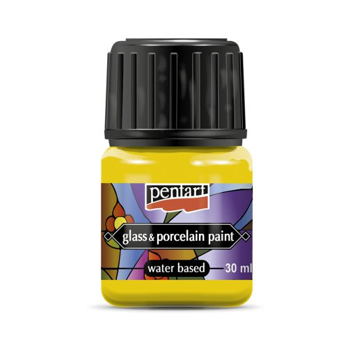 Pentart Barva na sklo a porcelán PENTART 30 ml ŽLUTÁ