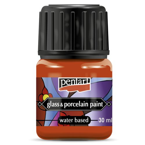 Pentart Barva na sklo a porcelán PENTART 30 ml ORANŽOVÁ