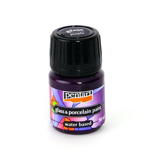 Pentart Barva na sklo a porcelán PENTART 30 ml PURPUROVÁ