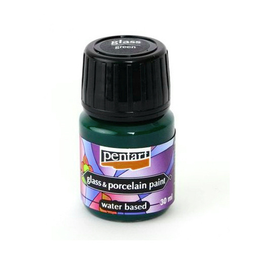 Pentart Barva na sklo a porcelán PENTART 30 ml TYRKYSOVÁ ZELENÁ