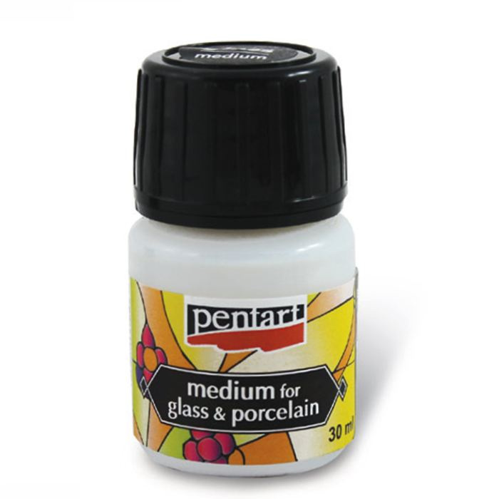 Pentart Médium pro barvy na sklo a porcelán PENTART 30 ml