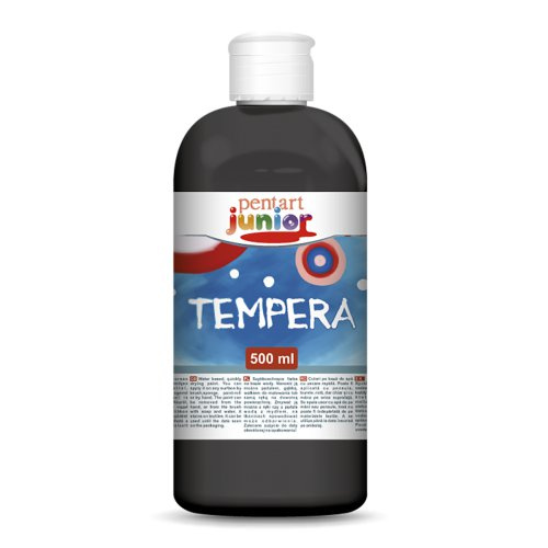 Pentart Temperová barva Junior PENTART 500 ml ČERNÁ