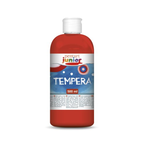 Pentart Temperová barva Junior PENTART 500 ml OHNIVÁ ČERVENÁ