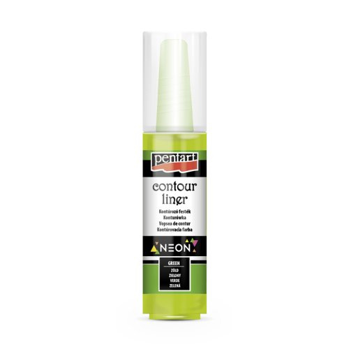 Pentart Konturovací liner NEON PENTART 20 ml ZELENÁ