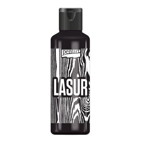 Pentart Lazurovací barva PENTART 80 ml EBENOVÁ ČERNÁ