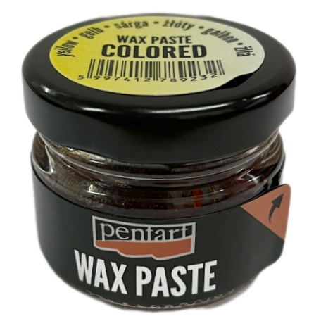 Pentart Vosková pasta barevná PENTART 20 ml ŽLUTÁ