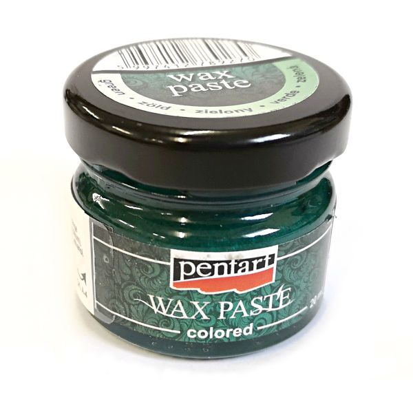 Pentart Vosková pasta barevná PENTART 20 ml ZELENÁ