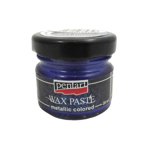 Pentart Vosková pasta barevná metalická PENTART 20 ml MODRÁ