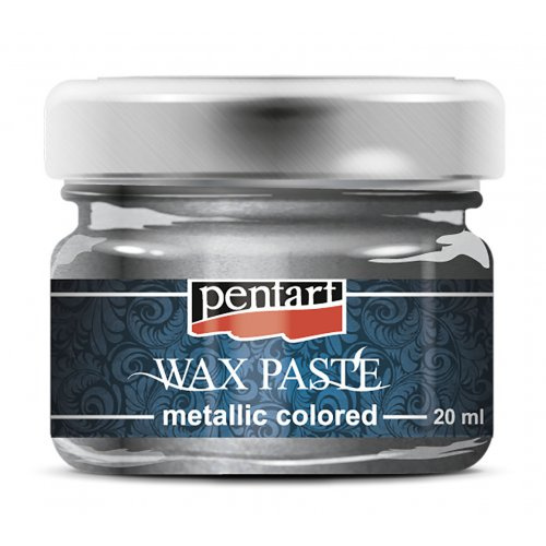 Pentart Vosková pasta barevná metalická PENTART 20 ml GRAFIT