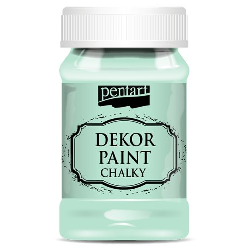 Pentart Křídová a dekorační barva PENTART 100 ml MENTOLOVÁ ZELENÁ