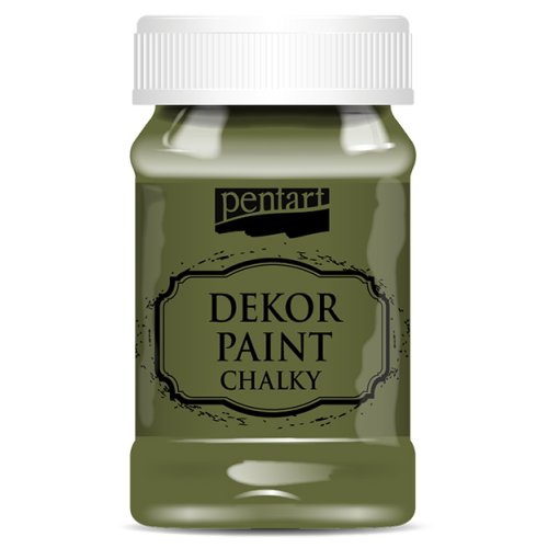 Pentart Křídová a dekorační barva PENTART 100 ml TRNOVÁ ZELENÁ