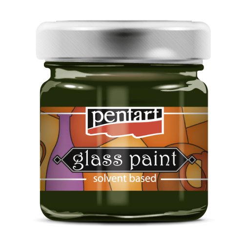 Pentart Barva na sklo nevypalovací PENTART 30 ml OLIVOVÁ