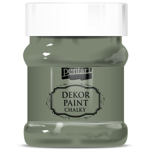 Pentart Křídová a dekorační barva PENTART 230 ml KHAKI ZELENÁ