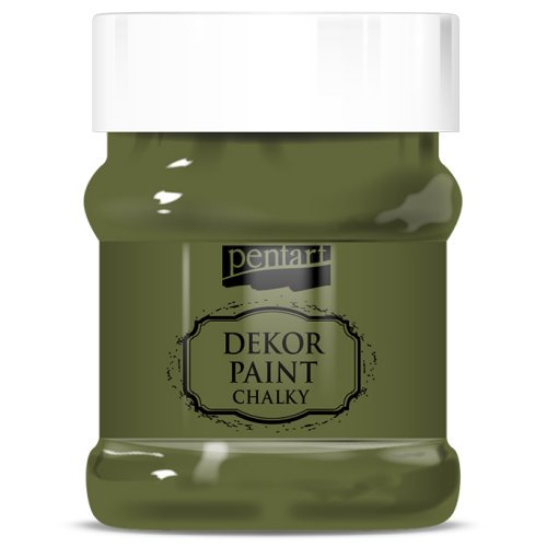 Pentart Křídová a dekorační barva PENTART 230 ml TRNOVÁ ZELENÁ
