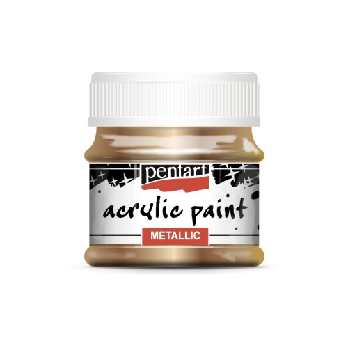 Pentart Akrylová barva metalická PENTART 50 ml MOSAZ