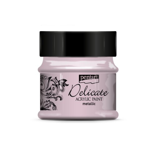 Pentart Akrylová barva delikátní metalická PENTART 50 ml PURPUROVÁ STŘÍBRNÁ