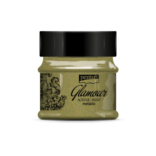 Pentart Akrylová barva metalická zářivá PENTART 50 ml ANTICKÁ ZLATÁ