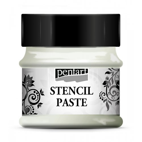 Pentart Šablonová pasta perleťová PENTART 50 ml LEDOVÝ KVĚT