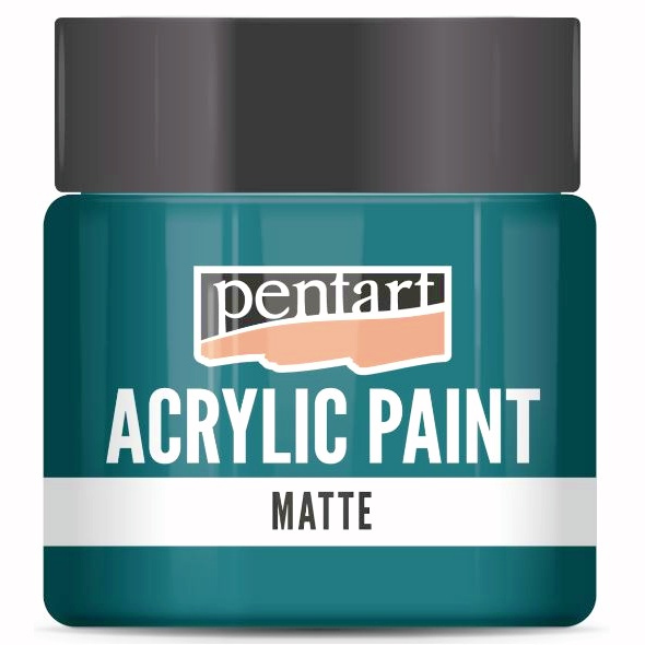 Pentart Akrylová barva matná PENTART 50 ml TYRKYSOVÁ MODRÁ