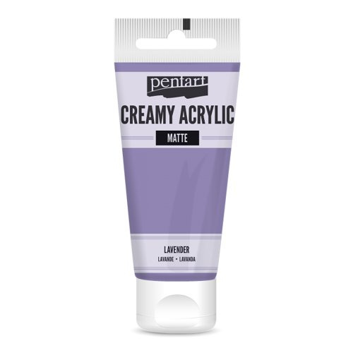 Pentart Krémová akrylová barva matná PENTART 60 ml LEVANDULOVÁ