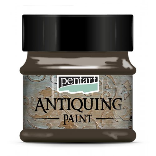 Pentart Antikovací barva PENTART 50 ml TMAVĚ HNĚDÁ